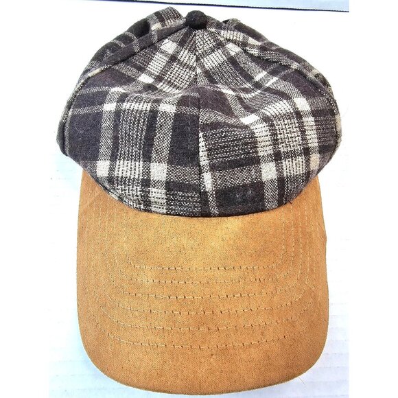 Free People OSFM Plaid Wool Blend Newsboy Cap - Picture 3 of 7